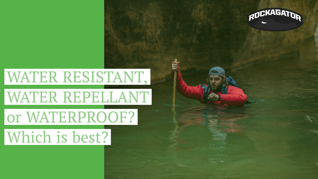 Waterproof, resistant and repellent - the difference