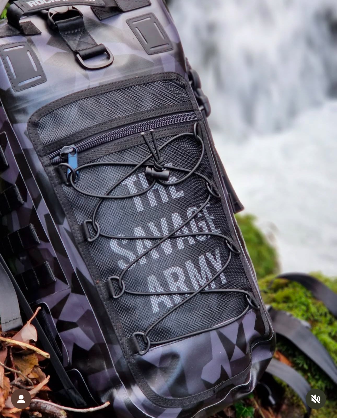 Rockagator THE SAVAGE ARMY Swedish M90 Camo 40L TPU Waterproof Backpac