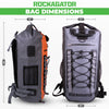 Rockagator Hydric Series 40 Liter Gator Green Waterproof Backpack