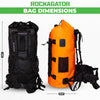 Bundle Special Kanarra 90L BLACK Waterproof Backpack and 2 Dry Bags
