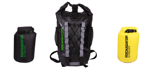Bundle Special Firebreak Ultralight 25-Liter Waterproof Backpack and 2 Bonus Dry Bags
