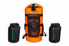 Bundle Special Kanarra 90L Sunset Orange Waterproof Backpack and 2 Dry Bags