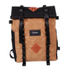 Bundle Special Rockagator LIFEstyle Phoenix Waxed Canvas Roll-Top Backpack and 2 Waterproof Phone Pouches (TAN)