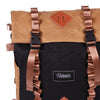 Bundle Special Rockagator LIFEstyle Phoenix Waxed Canvas Roll-Top Backpack and 2 Waterproof Phone Pouches (TAN/BLACK)