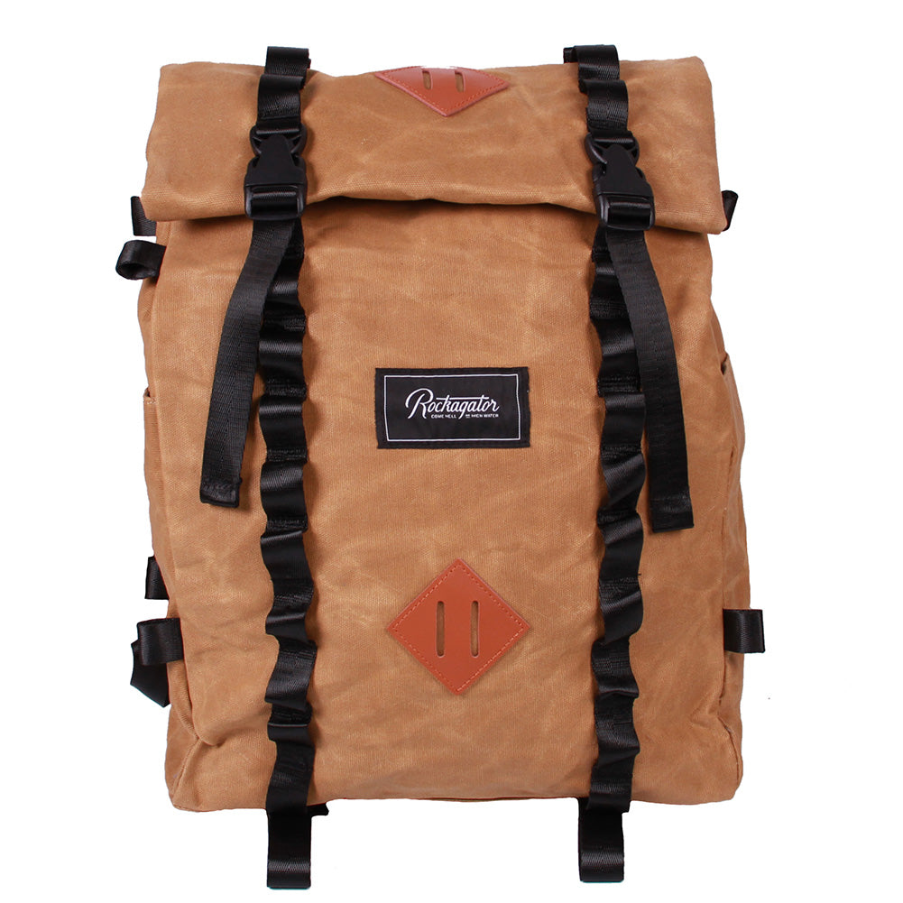 Waxed Canvas Roll Top Backpack – Shift + Wheeler