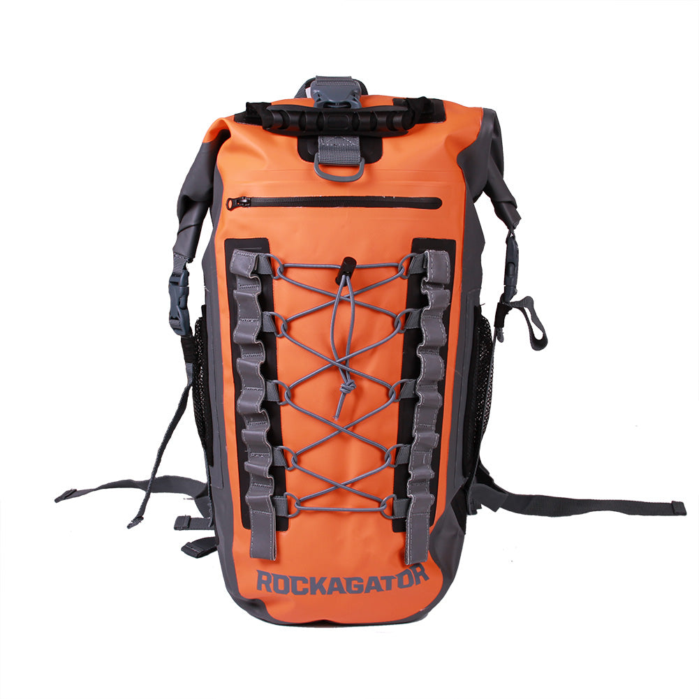 Rockagator Hydric Series 40 Liter Sunset Orange Waterproof Backpack Rockagator Hydric Series 40 Liter Sunset Orange Waterproof Backpack