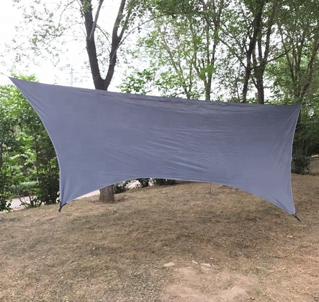 tarps for rain Rockagator 8' X 8' Waterproof Rain Fly and Ground Tarp Kit